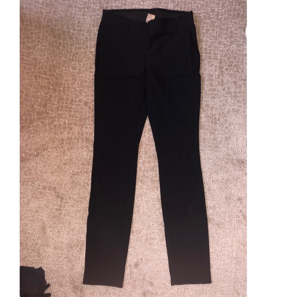 black stretchy dress pants-worn once